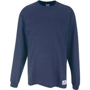 Russell Athletic Basic Cotton Long Sleeve T Shirt Mens Small
