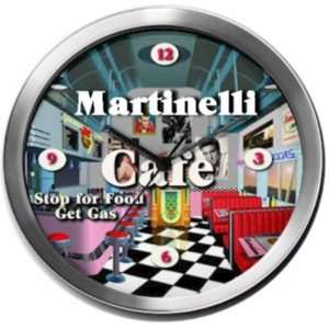  MARTINELLI 14 Inch Cafe Metal Clock Quartz Movement 