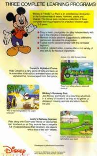 Disneys Mickey & Friends Fun Pack + Manual PC game BOX  