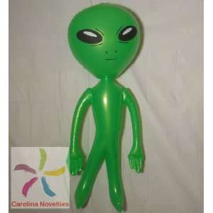  36 Green Jumbo Alien Inflate Toys & Games