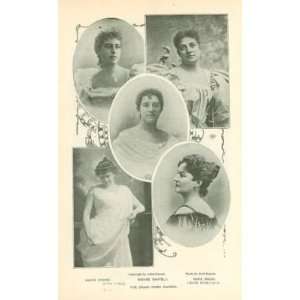  1899 Print Maude Rondez Marie Engle Marie Brema 