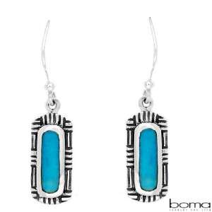 105 Boma Earrings Beautifully Crafted in TURQUOISE and 925 Sterling 