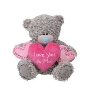   Toys 12 Plush Tatty Teddy Love Bear with 3 Hearts Toys & Games