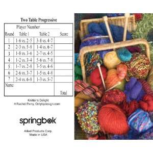  Knitters Delight Bridge Tallies (12 Pack)   2 And 3 Table 