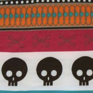 New Soft Luxurious Opaque Funky Cool Skull and Bones Footed Leggings 