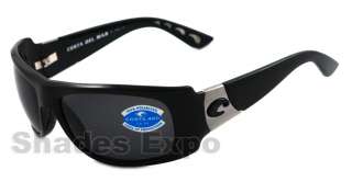 NEW Costa Del Mar Sunglasses CS BO 11 BLACK DGP BONITA AUTH  