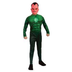   Green Lantern   Sinestro Muscle Child Costume / Green   Size Small