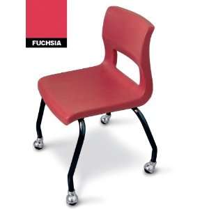 McCourt 81200FU ErgoStack Chair with Casters   18 Inch Seat Height 