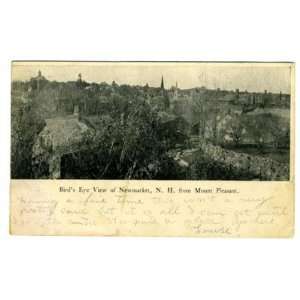  Birds Eye View of Newmarket NH Mount Pleasant 1908 