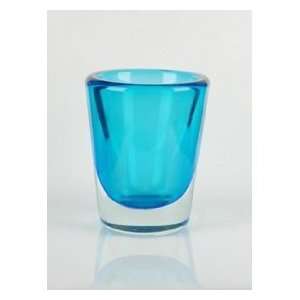 Glass Blue Handblown Art Vase T1005 