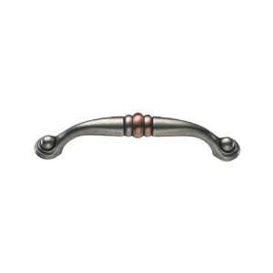  KraftMaid 3.78125 Antique Pewter and Copper Cabinet Pull 