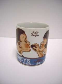 Hershey Kiss Mug Boy Girl A Kiss For You 1979 Vintage  