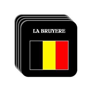  Belgium   LA BRUYERE Set of 4 Mini Mousepad Coasters 