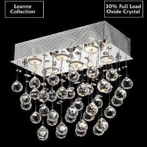  3224 Contemporary Modern Chandelier Lead Oxide Crystal 