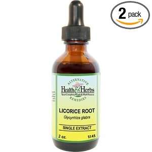  Health & Herbs Remedies Licorice Root 2 Ounces (Pack of 2) Health