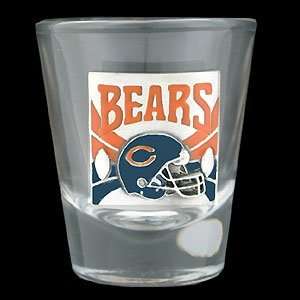 Chicago Bears NFL Round Shot Glass