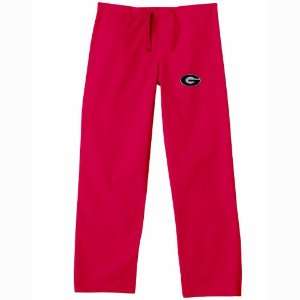  BSS   Georgia Bulldogs NCAA Classic Scrub Pant (Red 
