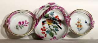 Unique c 1814 MEISSEN German Dresden Porcelain Hand molded Tea Cup 
