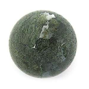  MOSS AGATE   20mm Gemstone Sphere Marble Health 