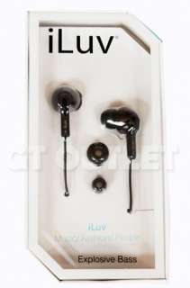   Black Earbuds In Ear Headphones with Super Bass 3.5mm plug Brand New