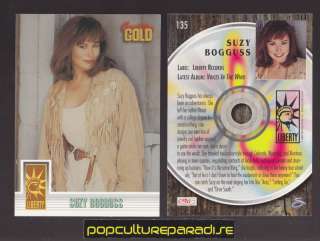 SUZY BOGGUSS Western Music 1993 COUNTRY GOLD TRADING CARD  