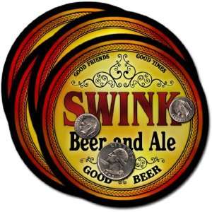 Swink, OK Beer & Ale Coasters   4pk