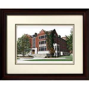 Michigan State University Union Alma Mater Framed Lithograph 