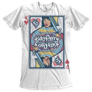 Licensed Katy Perry Queen Of Hearts Junior Shirt S XL  