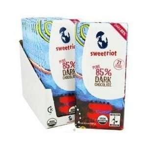 Sweetriot 85% Dark Chocolate Bar (12x3.5 Grocery & Gourmet Food