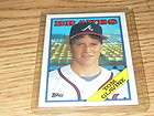   GLAVINE Signed 1988 Topps Rookie RC Autograph Braves Mets Auto  