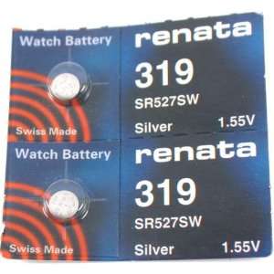  #319 Renata Watch Batteries 2Pcs