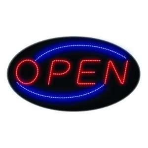  Led Open Sign with Bule Scrolling Accent