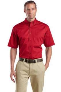    Cornerstone Mens Short Sleeve Superpro Twill Shirt. SP18 Clothing