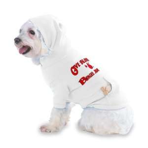  Give Blood Bungee Jump Hooded T Shirt for Dog or Cat 