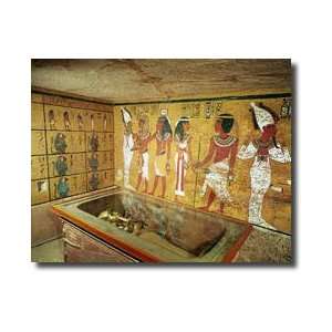  The Burial Chamber In The Tomb Of Tutankhamun New Kingdom 