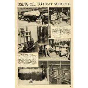  1920 Print Oil Burning Heat Schools Coal Strike Devices 