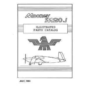  Mooney M.20 J Aircraft Illustrated Part Manual Sicuro 