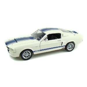  1967 Ford Shelby GT500 Super Snake 1/18 White w/Blue 