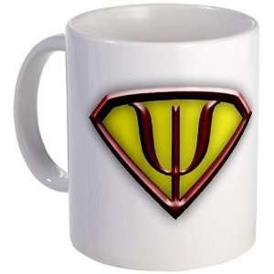  Superhero Psychologist Psychology Mug by  