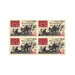 Battle of the Wilderness 1864 Set of 4 X 5 Cent Us Postage Stamps Scot 