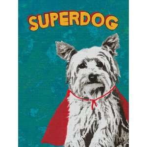  Superdog Vintage Wood Sign