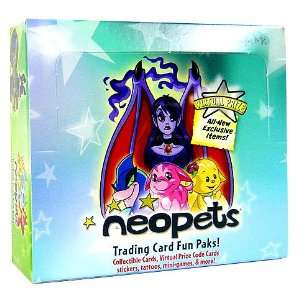  Neopets Trading Cards Fun Pak Box (24 Packs) Toys & Games