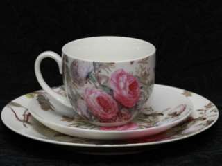   pc. afternoon tea set in BROMPTON ROSE pattern, made by CREATIVE TOPS