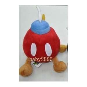 Super Mario Blue Red Bomb 7  Plush Doll