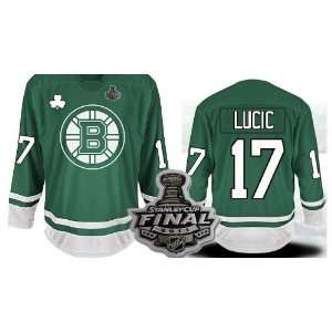 2011 NHL Stanley Cup Authentic Jerseys Boston Bruins #17 Milan Lucic 