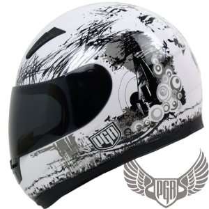  PGR 002 Full Face Motorcycle Helmet DOT Approved (Large 