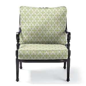  Seating Cushions in Sunbrella Delicate Ditzy Green   Large 