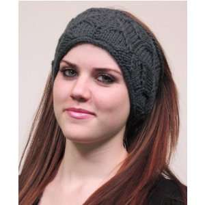  Double knitted Cotton Headband Grey 