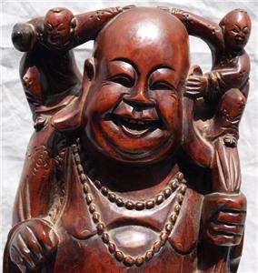 HUGE ANTIQUE CHINA CHINESE HAPPY BUDDHA BUDHA BUDDHISM  