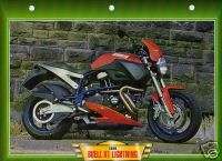 Buell X1 X 1 LIGHTNING 1999 Big Motorcycle PHOTO card  